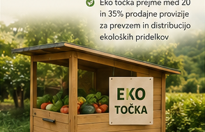 Lesena prevzemna eko točka